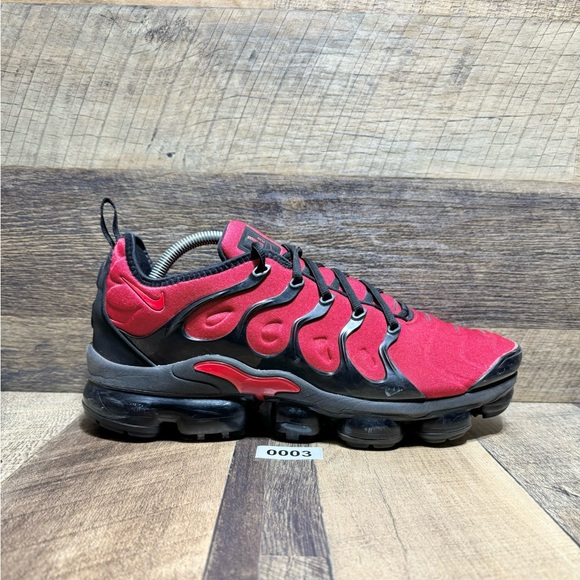 Nike Other - Nike Air Vapormax Plus University Red & Black Athletic Shoes Size 11 Men